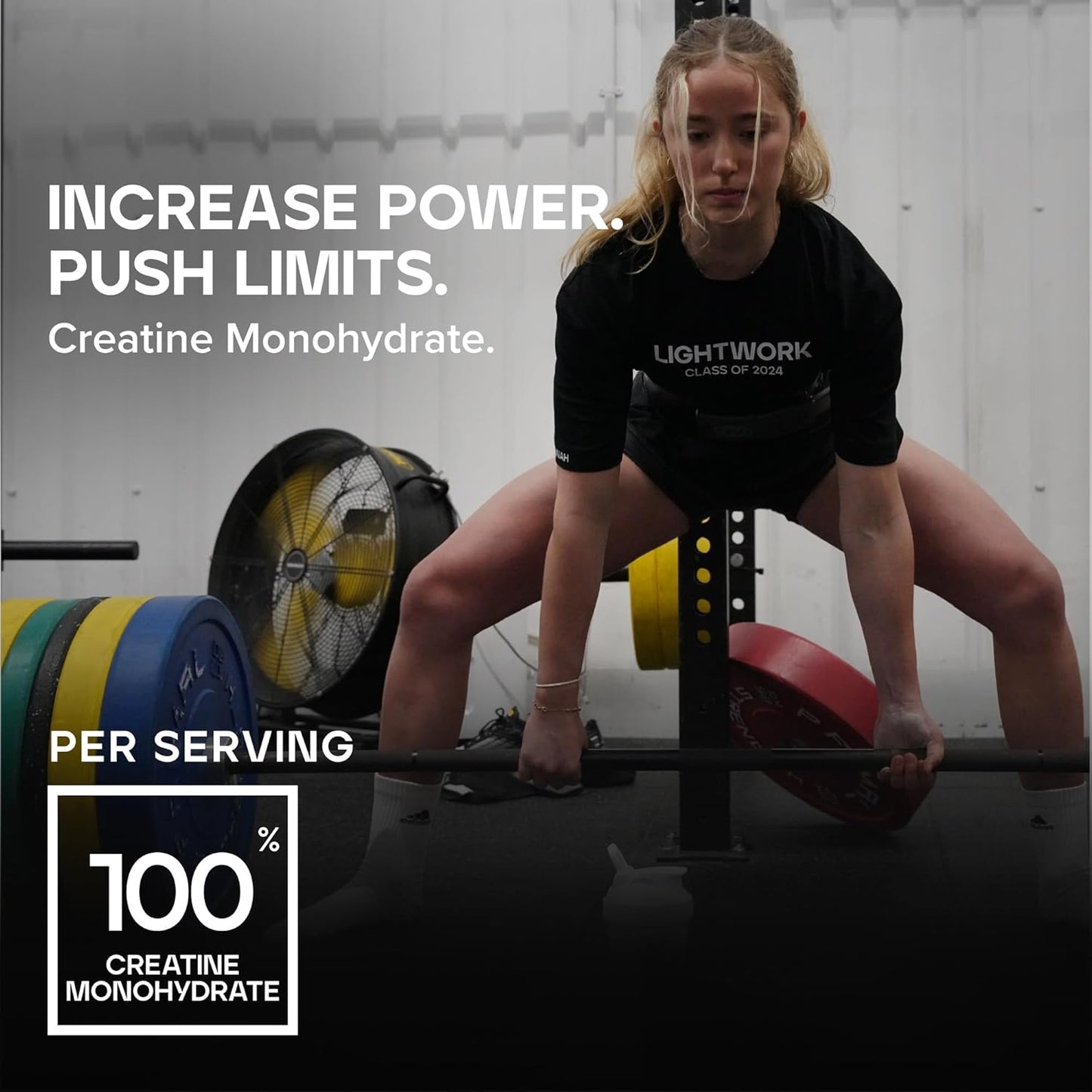 Bulk Creatine Monohydrate Powder, Pure Unflavoured, 1 kg