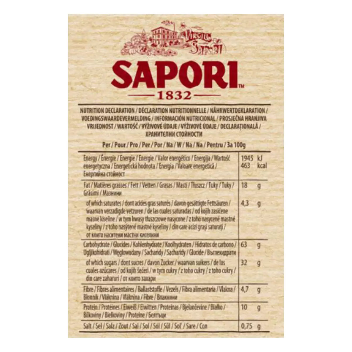 Sapori Cantuccini Almond Biscuit, 800g