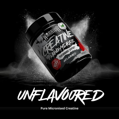 Warrior Creatine Monohydrate Powder 500g Pure Micronised (166 Servings)