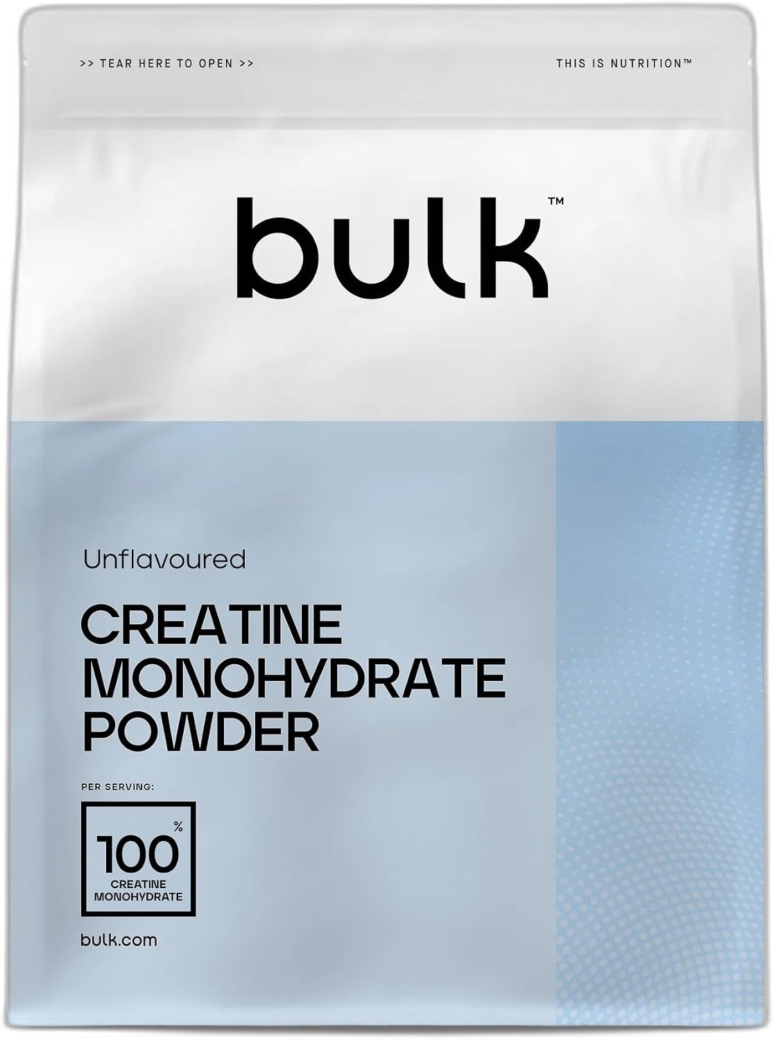 Bulk Creatine Monohydrate Powder, Pure Unflavoured, 1 kg