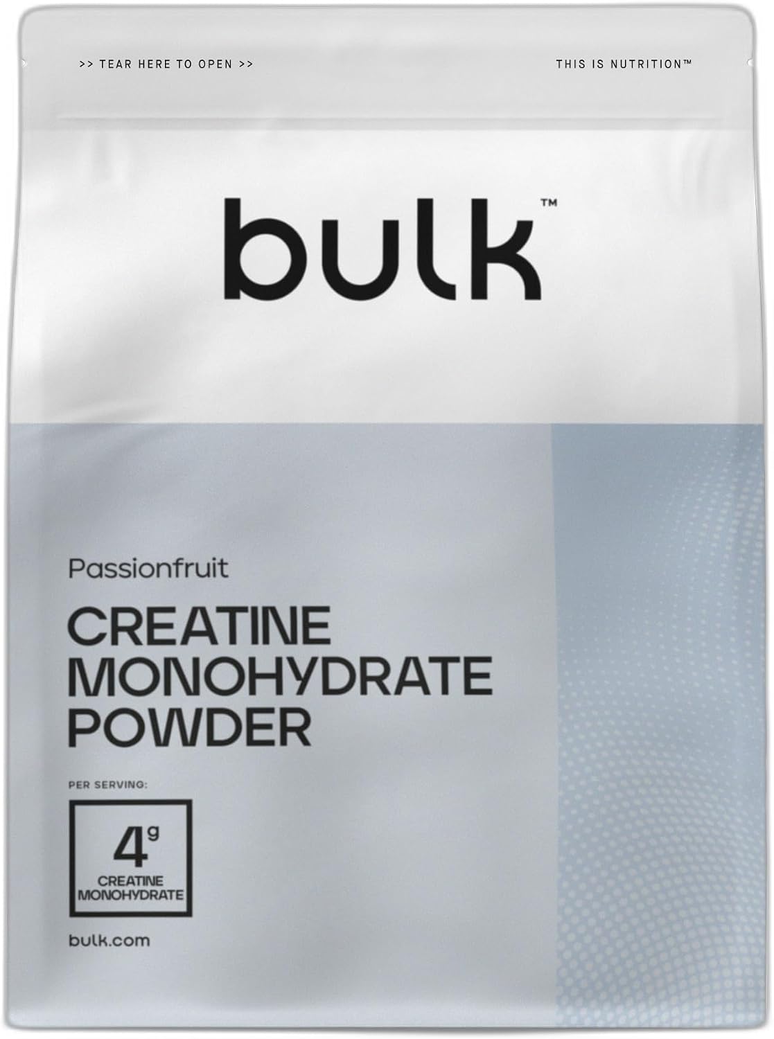 Bulk Creatine Monohydrate Powder Passionfruit 500g – Micronised Vegan Supplement
