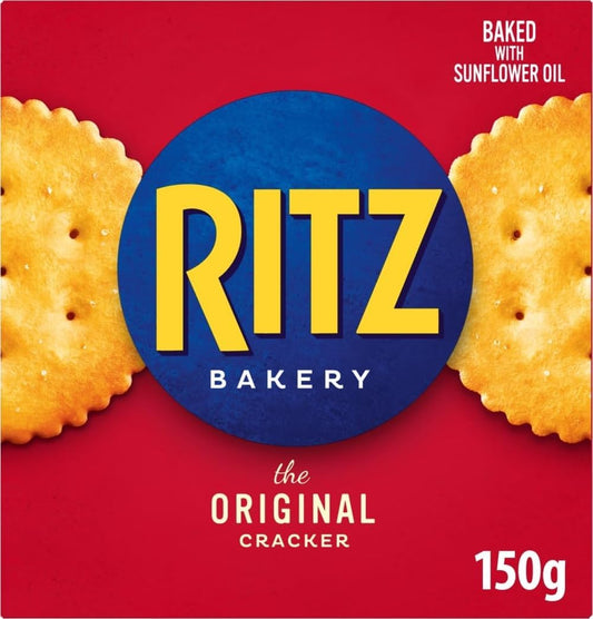 Ritz Original Crackers, Classic Savoury Biscuits, 150 g (1-Pack)