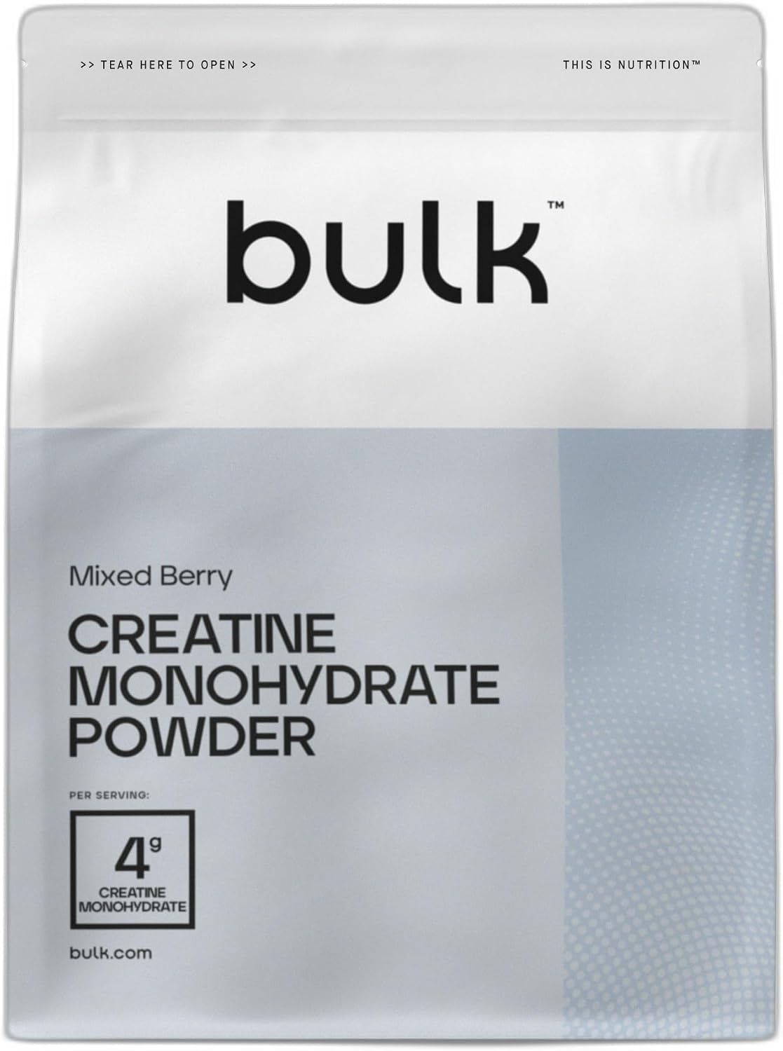 Bulk Creatine Monohydrate Powder, Mixed Berry, 500 g