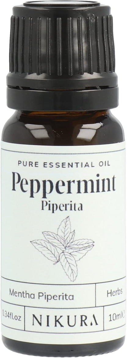 Nikura Myrrh Essential Oil - 10ml | 100% Pure Natural Oils | Perfect for Aromatherapy, Diffusers, Soap Making, Candle Making | Great for Skin, Headache Relief | Vegan & UK Made