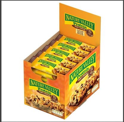 Nature Valley Protein Peanut & Chocolate Gluten Free Cereal Bars 26 x 40g