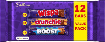 Cadbury Mixed Chocolate Bar Value Pack, 347.2 g Total (Pack of 1)