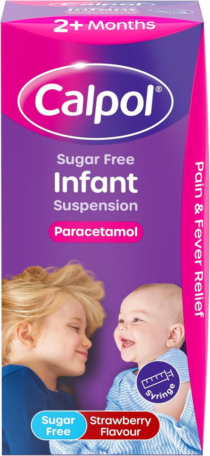 Calpol Sugar-Free Infant Suspension Paracetamol (1 x 100ml)