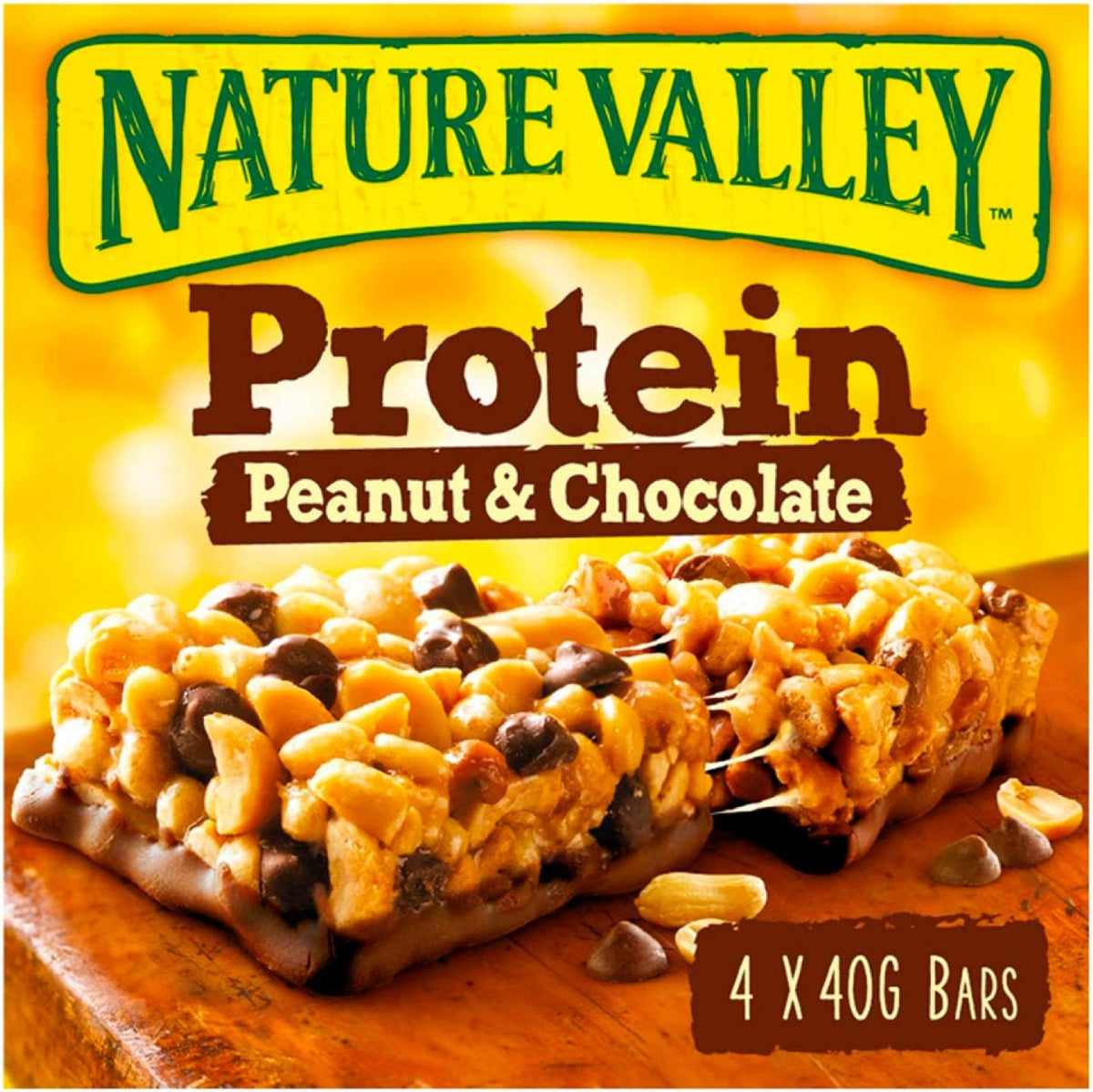 Nature Valley Protein Peanut & Chocolate Gluten Free Cereal Bars 26 x 40g