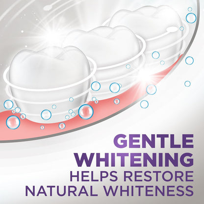 Aquafresh Complete Care Whitening Fluoride Toothpaste. Helps Restore Your Teeth’s Natural Whiteness. Actively deep Cleans and freshens Whole Mouth.