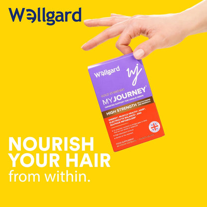Wellgard My Journey – MJ Multivitamin for Energy, Muscles, Hair, Electrolyte Balance and Sulphur Metabolism, 60 Capsules