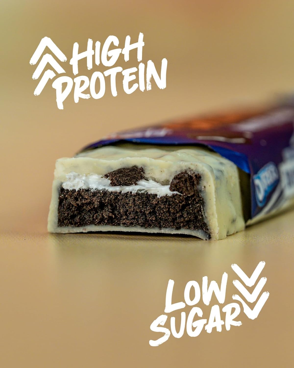 Grenade OREO White Protein Bars, 12 x 60 g | High Protein, Low Sugar Bars, Over 21 g Protein & Less than 1 g Sugar, Soft Nougat with zero sugar OREO Pieces