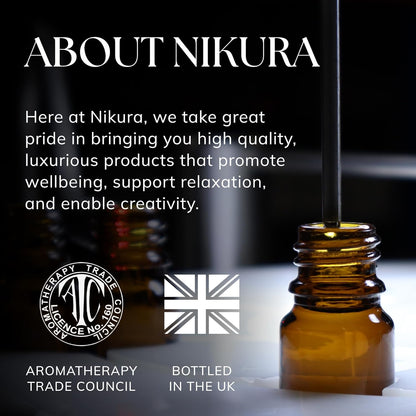 Nikura Myrrh Essential Oil - 10ml | 100% Pure Natural Oils | Perfect for Aromatherapy, Diffusers, Soap Making, Candle Making | Great for Skin, Headache Relief | Vegan & UK Made