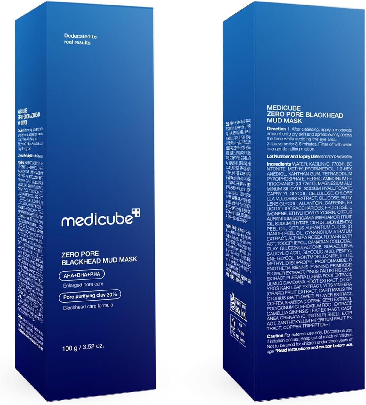 medicube Zero Pore Blackhead Mud Mask - Pore Cleansing & Gentle Exfoliating