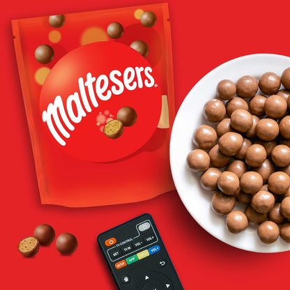 Maltesers Milk Chocolate Crunchy Centre Sweets Sharing Snacks Bag 158g