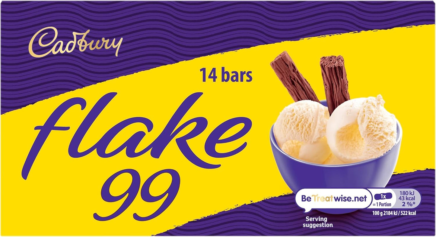 Cadbury Flake Chocolate Bar 4 Pack Multipack  80 g