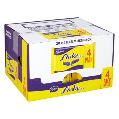 Cadbury Flake Chocolate Bar 4 Pack Multipack  80 g