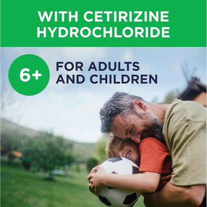 Piriteze Hayfever & Allergy Tablets, Cetirizine, 6 Years+, 30 Tablets