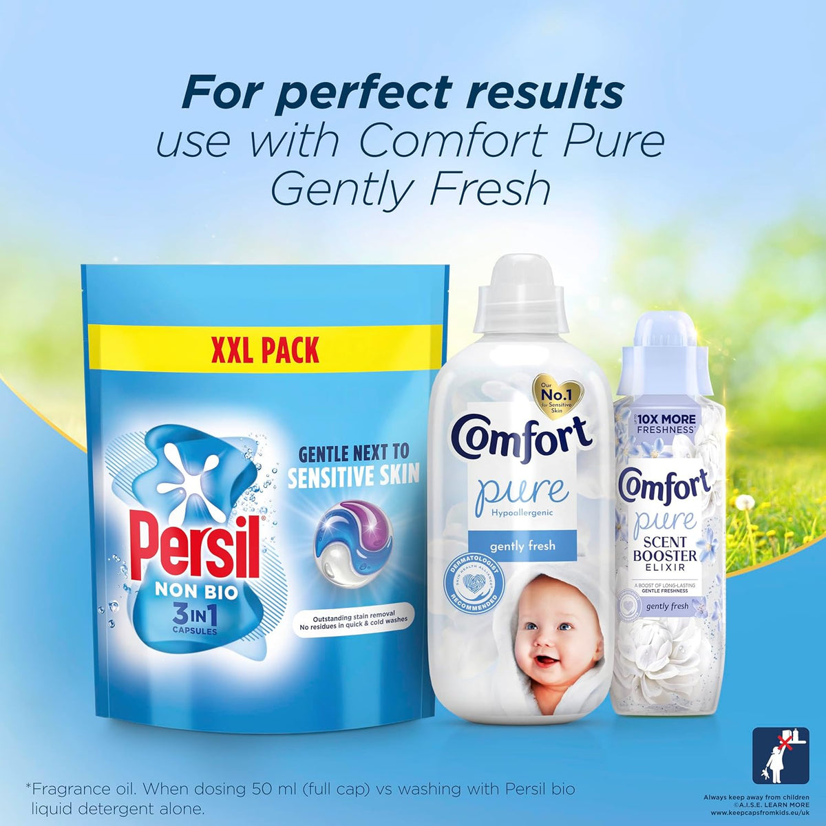 Persil Non Bio 3 in 1 Washing Capsules laundry capsules