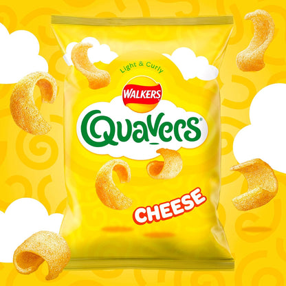 Walkers Quavers Cheese Multipack Snacks Crisps 12x16g