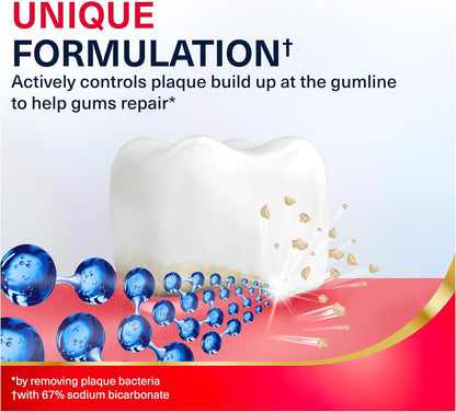 Corsodyl Active Gum Repair Toothpaste, Bleeding Gums, Fresh Mint, 75 ml