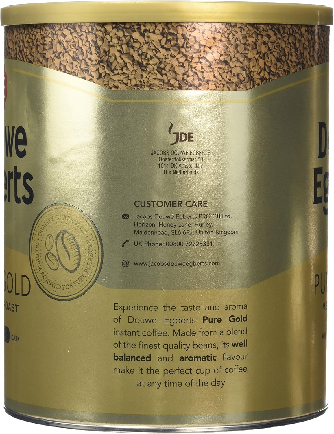 Douwe Egberts Pure Gold Medium Roast 750g