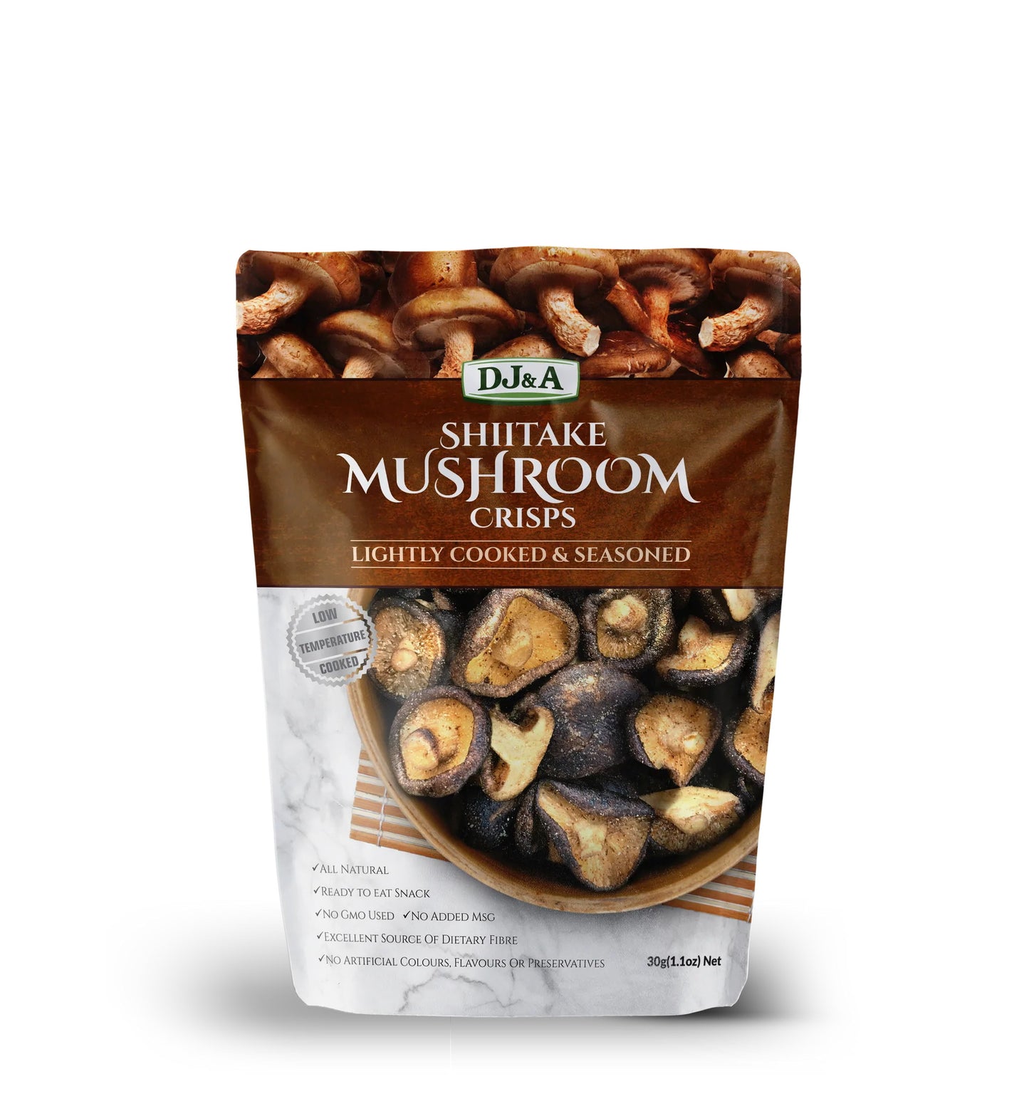 DJ & A Shiitake Mushroom Crisps SMALL 12 x 30g