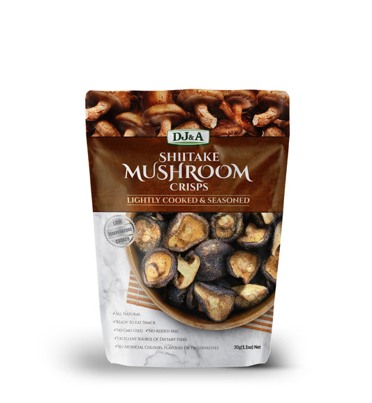 DJ & A Shiitake Mushroom Crisps SMALL 12 x 30g