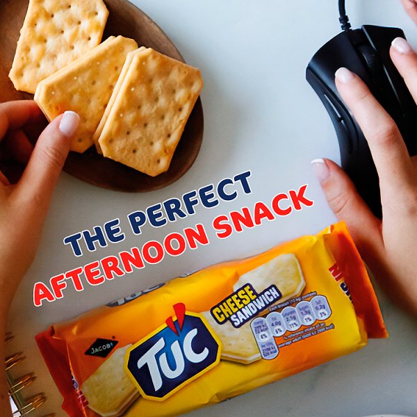 Jacob's TUC Original Snack Crackers 150g Pack size Case of 12