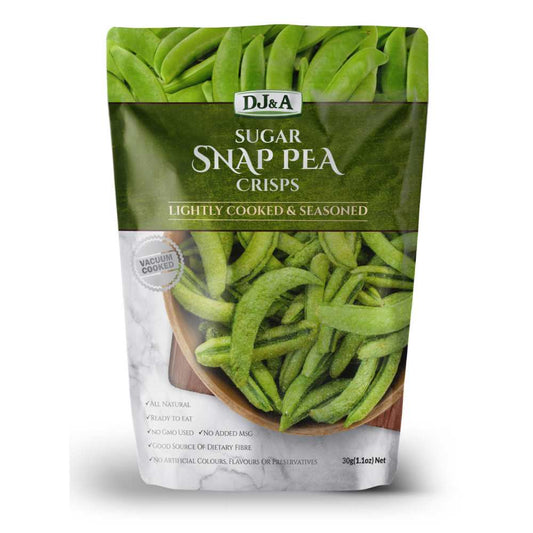 DJ & A Sugar Snap Pea Crisps 10 x 30g