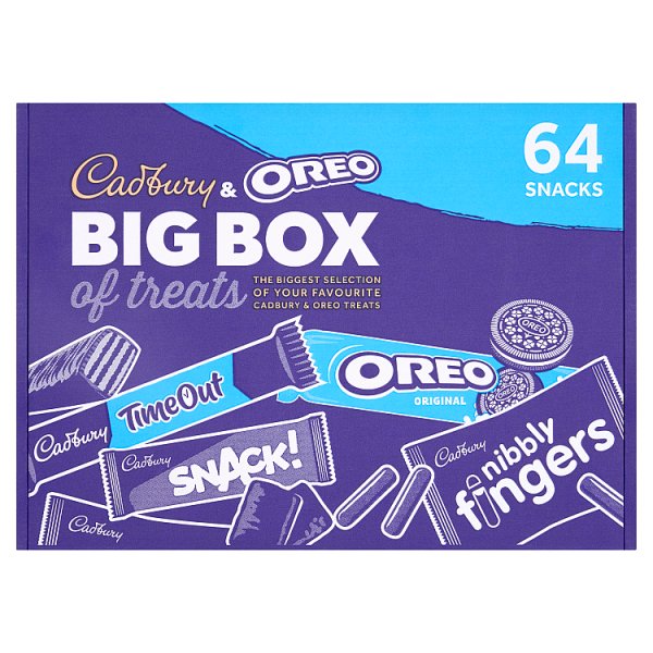 Cadbury & Oreo 64 Big Box of Treats 1618g for bulk