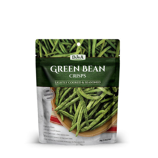 DJ & A Green Bean Crisps 10 x 30g